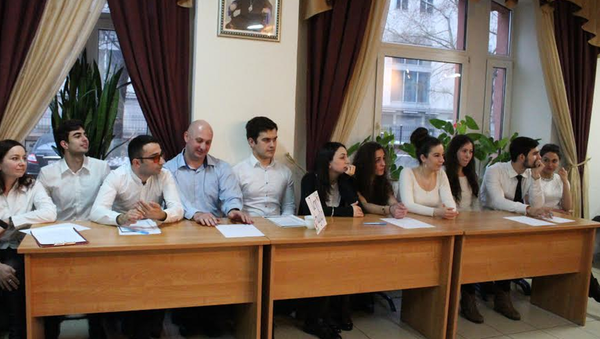 Воспитанники духовно-просветительского центра Айордеац тун в Москве приняли участие в  конкурсе на знание армянского языка - Sputnik Արմենիա