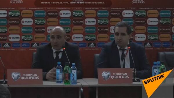 LIVE: Постматчевая пресс-конференция - Sputnik Армения