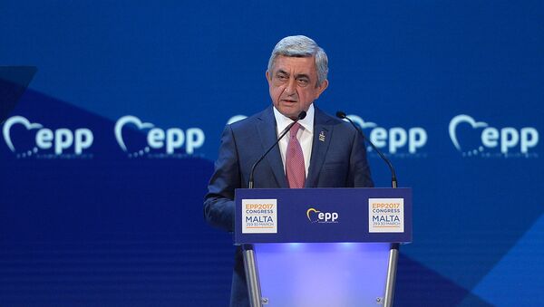 Серж Саргсян принял участие съезде Европейской народной партии (ЕНП) - Sputnik Армения