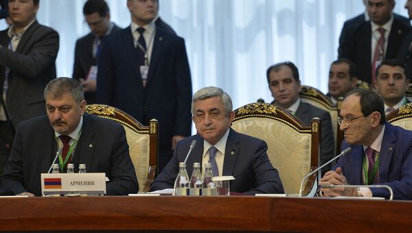 Заседании Высшего Евразийского экономического совета в Бишкеке. Серж Саргсян - Sputnik Արմենիա