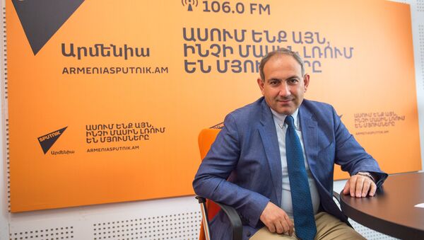 Никол Пашинян в гостях у радио Sputnik Армения - Sputnik Արմենիա
