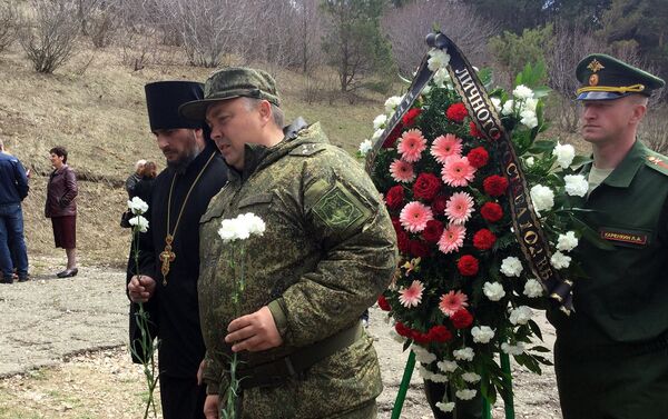 В Гюмри почтили память жертв Геноцида армян. Архимандрит Андрей Вац - Sputnik Армения