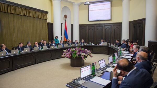 Зал заседания Правительства РА - Sputnik Армения