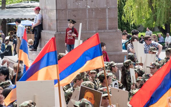 Акция Бессмертный полк в Ереване - Sputnik Армения
