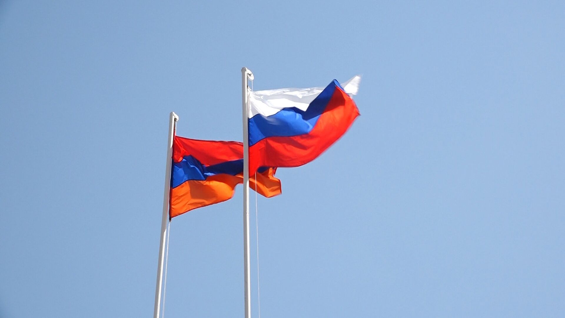 Флаги Армении и России - Sputnik Армения, 1920, 10.11.2022