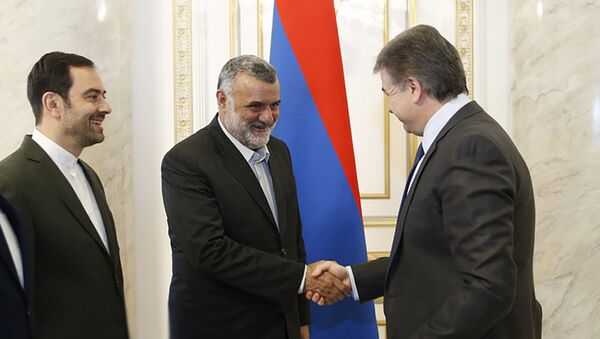Премьер-министр Армении Карен Карапетян принял министра сельского хозяйства Ирана Махмуда Ходжари - Sputnik Արմենիա