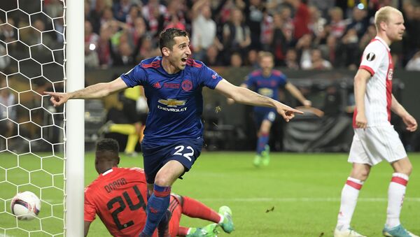 Генрих Мхитарян забил гол в финале Лиги Европы между английским Манчестер Юнайтед и голландским Аяксом - Sputnik Արմենիա