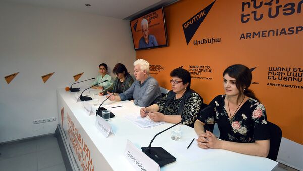 П/к инициативной группы Требуем наказать Атешяна в пресс-центре Sputnik Армения - Sputnik Արմենիա