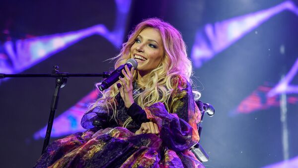 Российская певица Юлия Самойлова на конкурсе Мисс СНГ 2017 в Ереване - Sputnik Армения