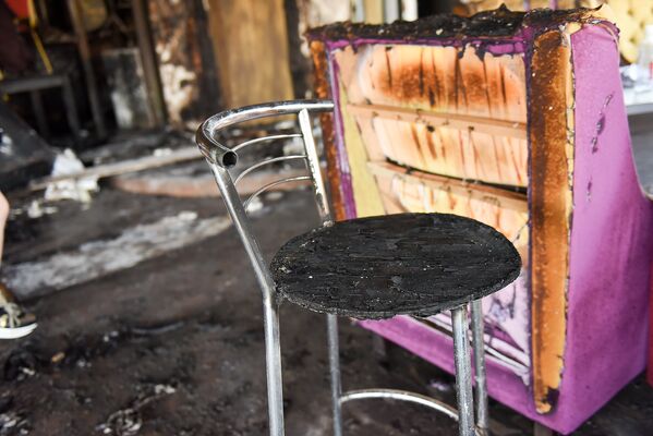 Пожар в кафе Старый Эривань - Sputnik Արմենիա