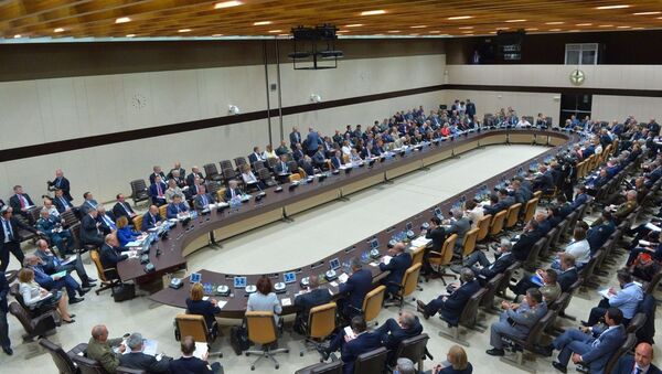 Заседание министров обороны стран-участниц миссии НАТО в Афганистане Решительное содействие (Resolute Support) в Брюсселе - Sputnik Армения