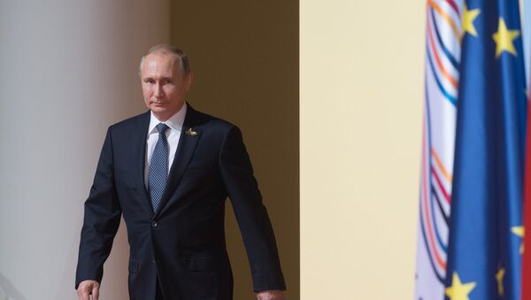 Президент РФ В. Путин принимает участие в саммите Группы двадцати в Гамбурге - Sputnik Армения