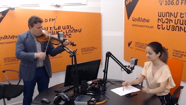 В гостях у Sputnik Армения – всемирно известный скрипач Максим Венгеров - Sputnik Армения