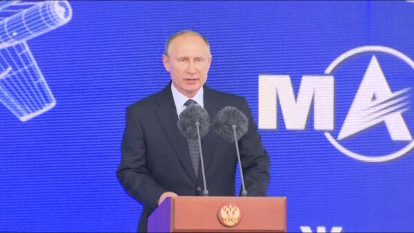 Путин выступил на авиасалоне МАКС-2017 - Sputnik Армения