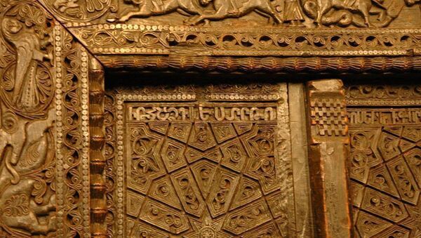 Дверь монастыря Аракелоц в Муше - Sputnik Армения