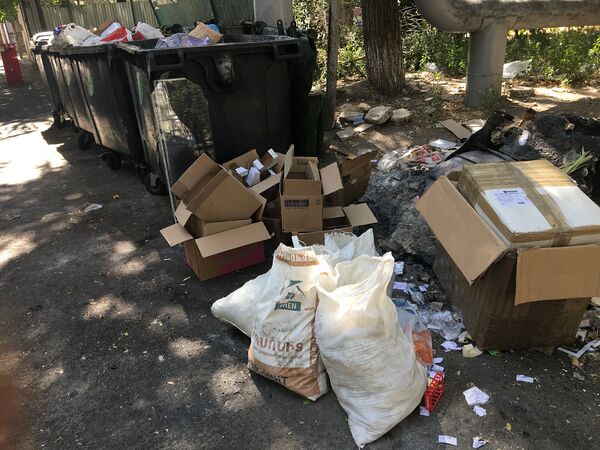 Пашиняна загрузили? Пока в сети кидаются фото, в мусорный бой за Ереван пошли старики Пашиняна загрузили? Пока в сети кидаются фото, в мусорный бой за Ереван пошли старики - Sputnik Армения