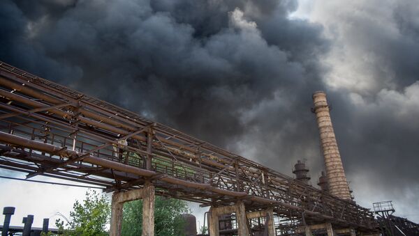 Пожар на заводе Наирит - Sputnik Արմենիա