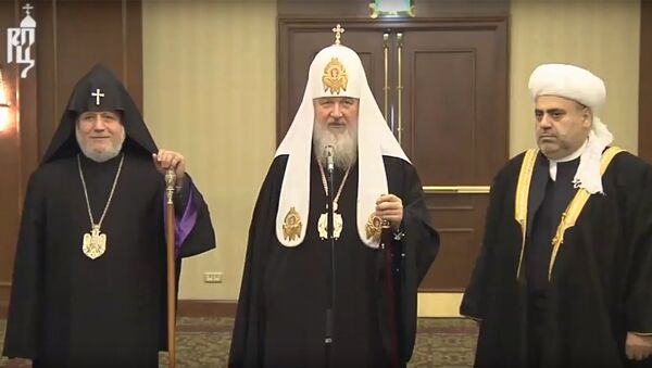 Трехсторонняя встреча религиозных лидеров России, Азербайджана и Армении - Sputnik Արմենիա