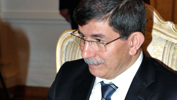 Министр иностранных дел Турции Ахмет Давутоглу - Sputnik Արմենիա