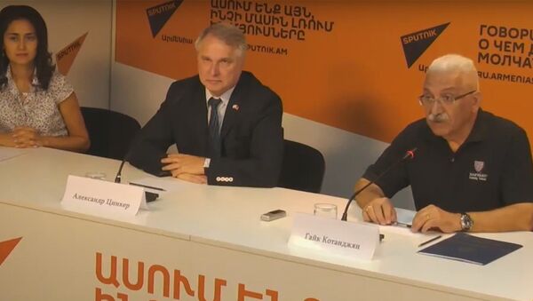 Пресс-конференция по итогам визита израильской делегации в Армению - Sputnik Армения