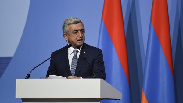 Серж Саргсян на форуме Армения-Диаспора - Sputnik Արմենիա