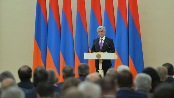 По случаю Дня независимости Армении в Президентском дворце состоялась торжественная церемония награждения - Sputnik Արմենիա
