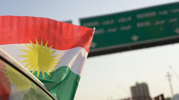 Флаги Иракского Курдистана - Sputnik Армения
