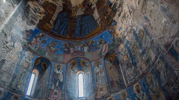 Фрески монастыря Святой Богоматери в Ахтале - Sputnik Армения