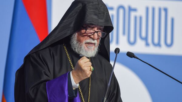 Католикос Киликийский Арам I на форуме Армения-Диаспора - Sputnik Արմենիա