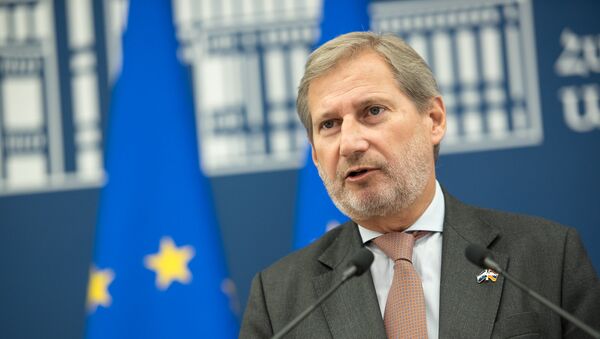 Комиссар Европейской делегации Йоханнес Ханн - Sputnik Արմենիա