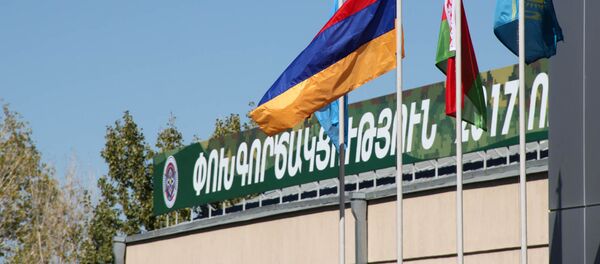 Учения ОДКБ Взаимодействие - 2017 в Армении - Sputnik Армения