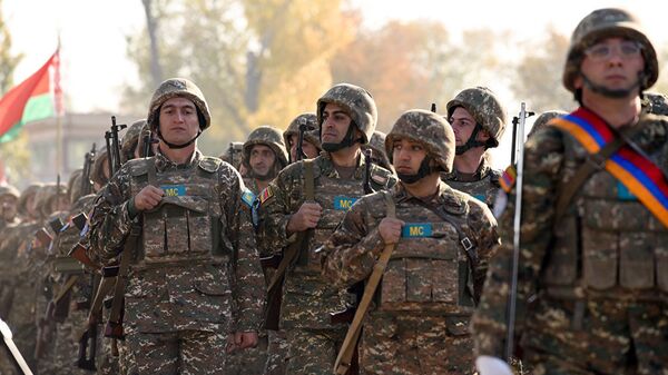 Учения миротворцев ОДКБ в Казахстане. Миротворческие силы Армении - Sputnik Армения