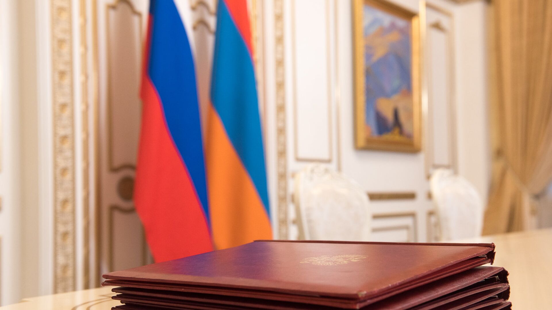 Флаги Армении и России - Sputnik Армения, 1920, 29.08.2023