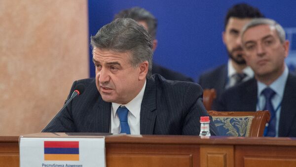 Заседание межправительственного Евразийского совета . Карен Карапетян - Sputnik Армения