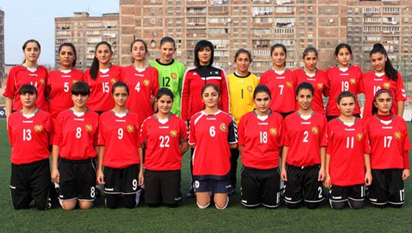 Հայաստանի ֆուտբոլի մինչև 17 տարեկան աղջիկների ազգային հավաքական - Sputnik Արմենիա
