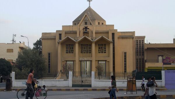 Армянская церковь в Ракке, Сирия - Sputnik Армения