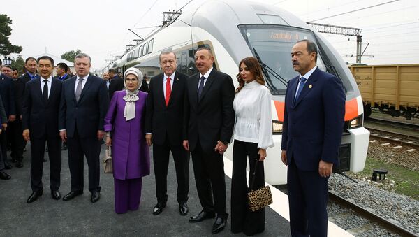 Открытие железной дороги Баку – Тбилиси – Карс - Sputnik Արմենիա