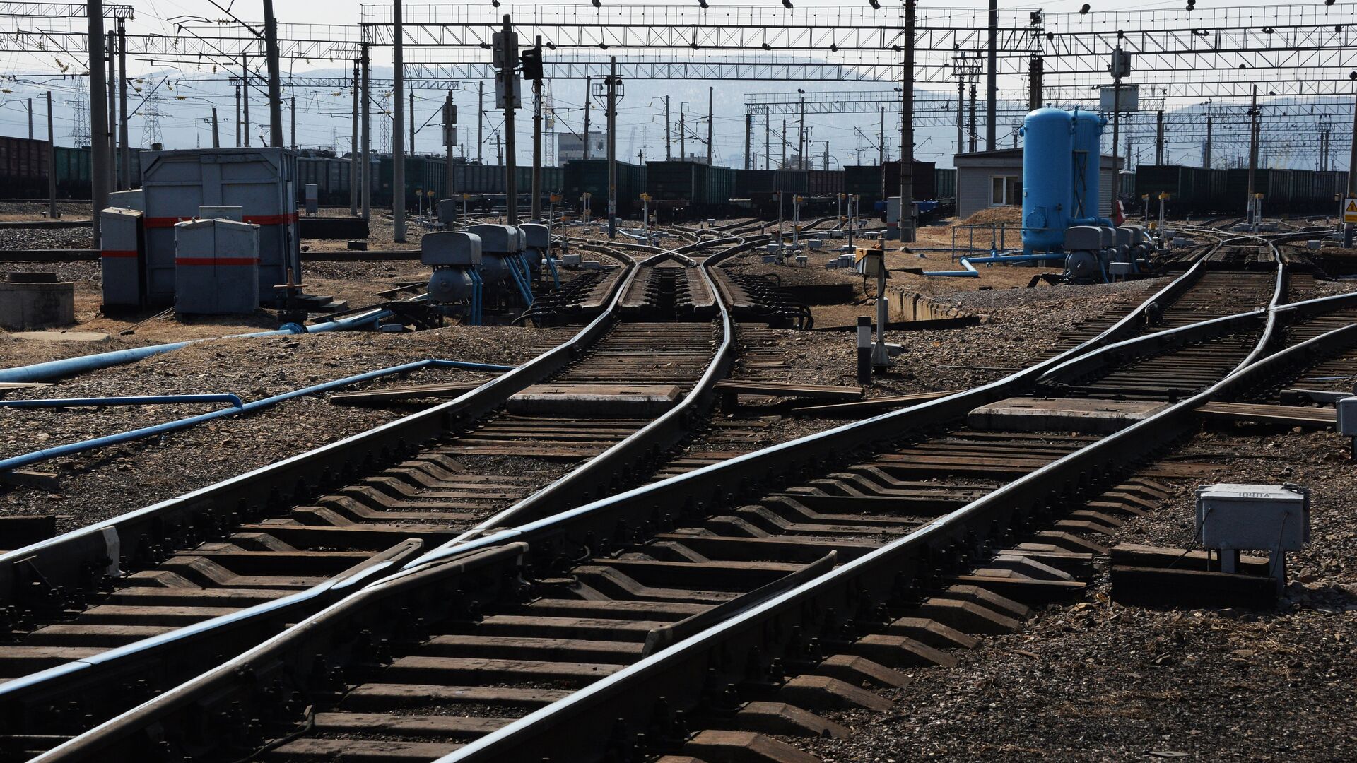 Крупнейшая припортовая ж/д станция Дальневосточной железной дороги Находка - Восточная - Sputnik Армения, 1920, 21.05.2021