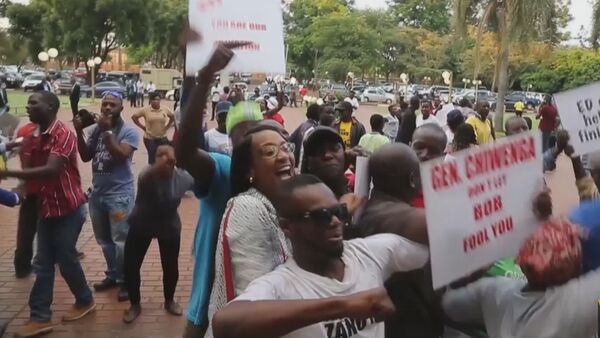 Толпы людей праздновали на улицах Хараре отставку президента Зимбабве - Sputnik Արմենիա