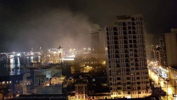 Пожар в батумской гостинице Лео Гранд - Sputnik Армения