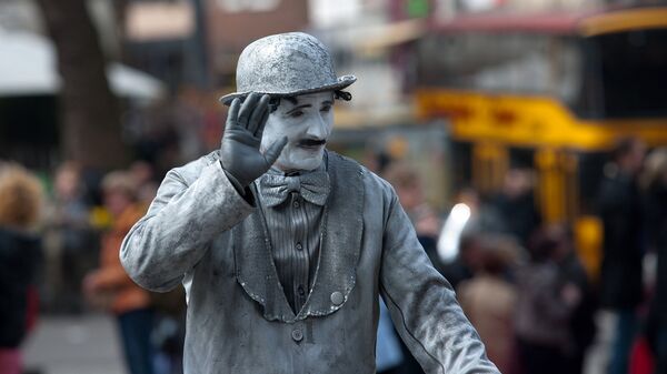 Уличный актер - Чарли Чаплин. Кельн, Германия - Sputnik Արմենիա