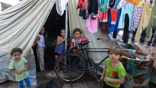 Лагерь беженцев в Дамаске - Sputnik Արմենիա