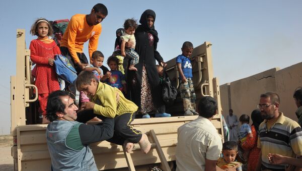 Беженцы в районе города Киркук в Ираке - Sputnik Արմենիա