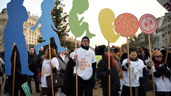 Акция против абортов - Sputnik Արմենիա