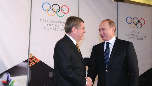 Прием президента МОК Томаса Баха для первых лиц стран-участниц Олимпиады 2014 - Sputnik Армения