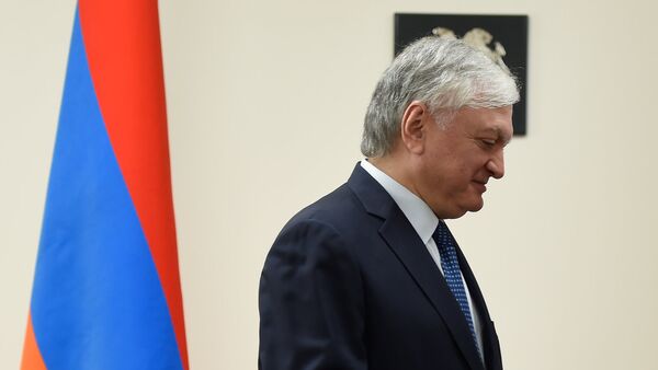 Министр иностранных дел Республики Армения Эдвард Налбандян - Sputnik Արմենիա