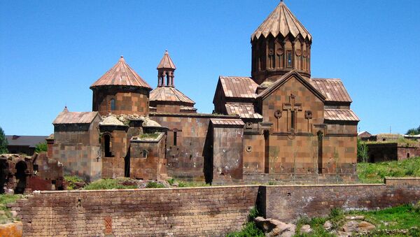 Монастырь Аричаванк. Село Арич, Ширак, Армения - Sputnik Արմենիա
