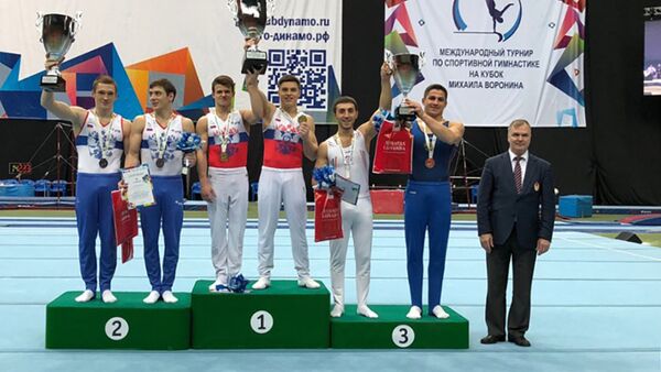 Гимнасты Артур Давтян и Виген Хачатрян завоевали медали на мемориале Воронина - Sputnik Արմենիա