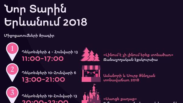 ԻՆՖՈԳՐԱՖԻԿԱ Նոր տարին Երևանում 2018 - Sputnik Արմենիա