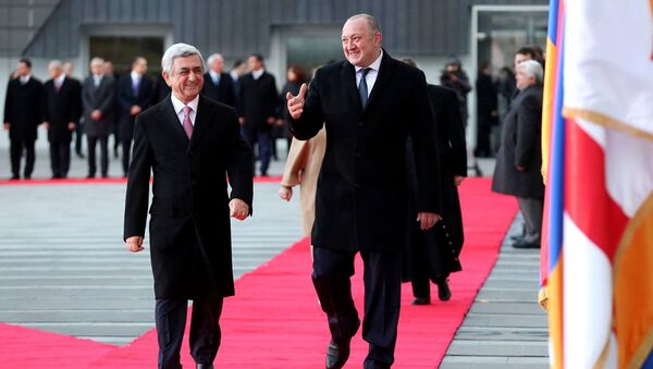 Визит президента Армении Сержа Саргсяна в Грузию - Sputnik Արմենիա